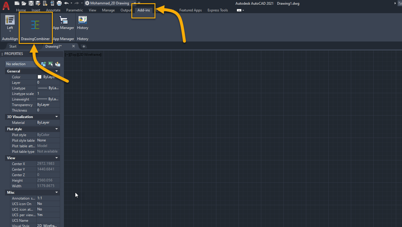 ادغام کردن فایل های اتوکد