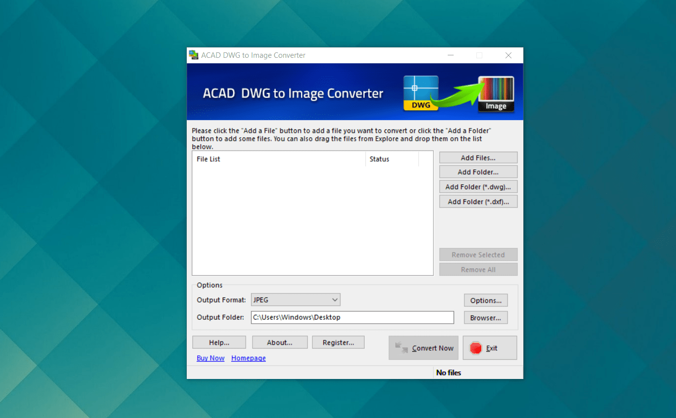 اپلیکیشن ACAD DWG to Image Converter برای تبدیل فایل اتوکد به عکس
